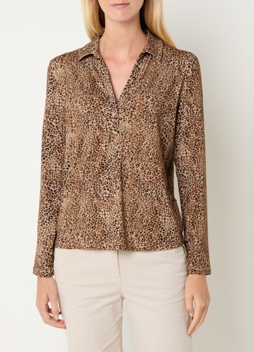 River Woods Tuniek met panterprint