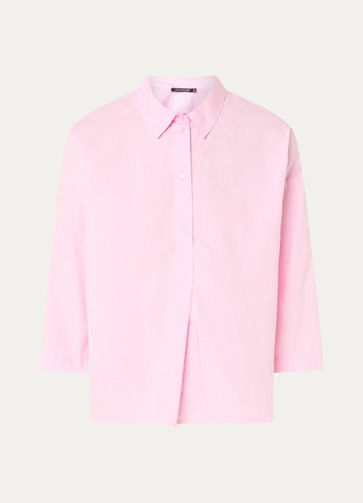 River Woods Tuniek met plooidetail - voorkant 3 roze