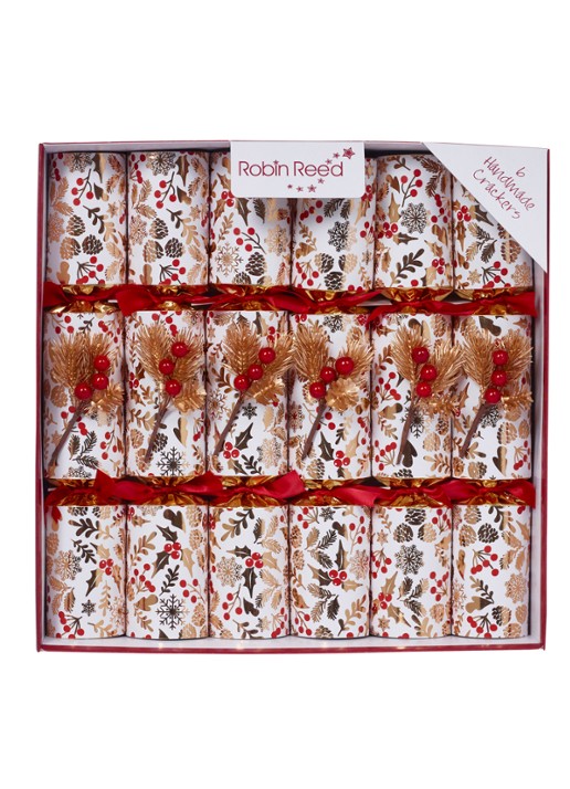 Robin Reed Berry kerstcracker set van 6