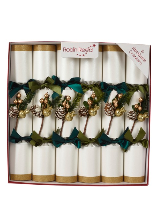 Robin Reed Evergreen kerstcracker set van 6