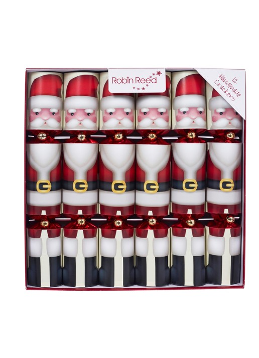 Robin Reed Father Christmas kerstcracker set van 12
