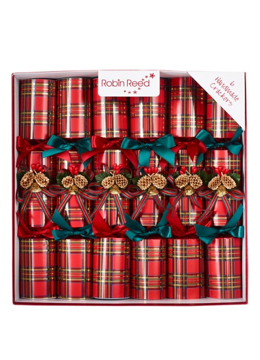 Robin Reed Highland Bells kerstcracker set van 6