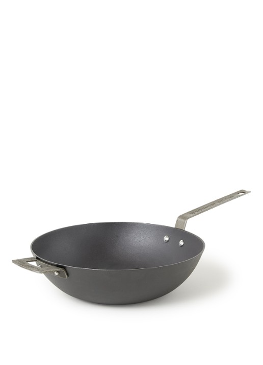 Ronneby Bruk Ultra Light Professional wokpan Ø32 cm - voorkant 2 zwart