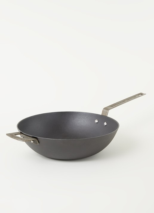 Ronneby Bruk Ultra Light Professional wokpan Ø32 cm - voorkant 3 zwart