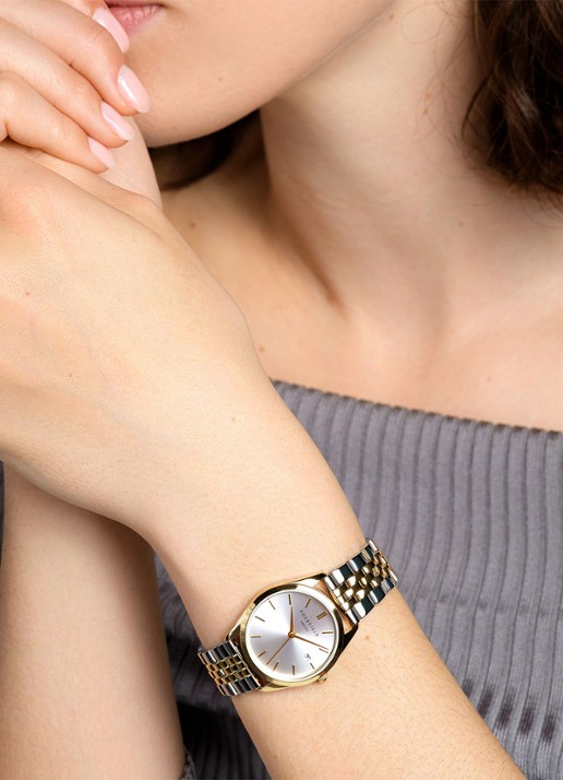 Rosefield Ace horloge ASDSSG-A16 - voorkant 4 goud