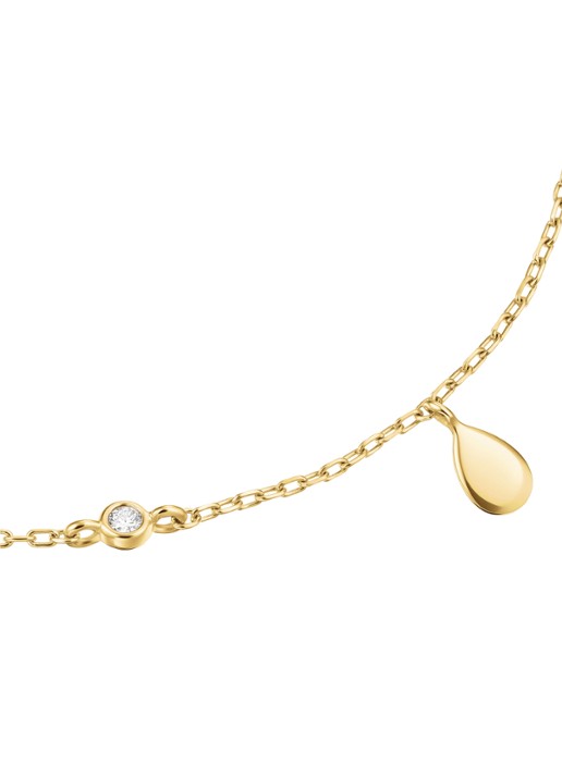 Rosefield Dangling Drops armband van 14 karaat geelgoud - detail 3 goud