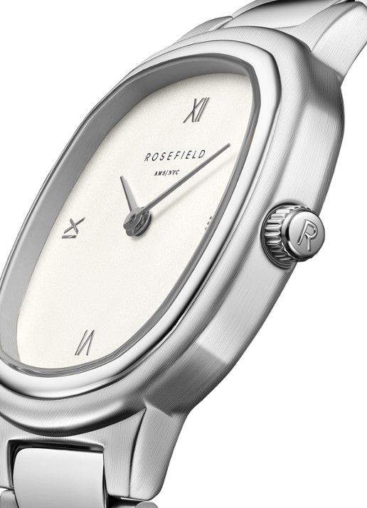 Rosefield Gaia horloge ORCSSS-OR02 - detail zilver