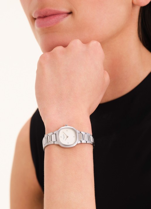 Rosefield Gaia XS horloge ORCSSS-OR05 - voorkant 5 zilver