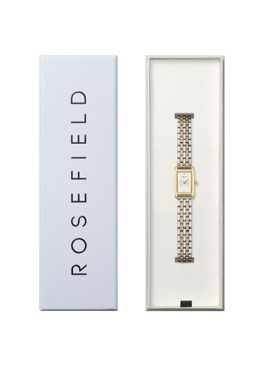 Rosefield Mini Heirloom horloge  - detail 2 mwdsd-m10 - zilver/goud