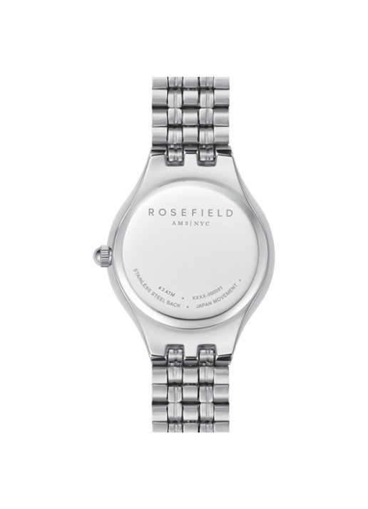 Rosefield Muse horloge - detail 3 muwsss-mu02 - zilver
