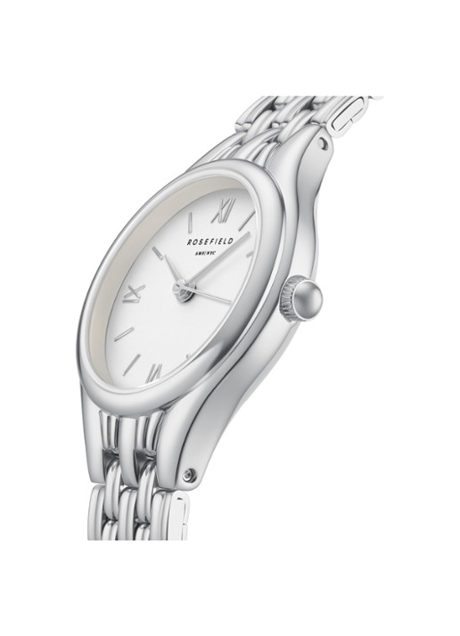 Rosefield Muse horloge - detail 5 muwsss-mu02 - zilver