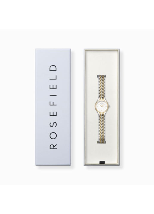 Rosefield Muse horloge - detail 4 muwdsd-mu03 - zilver/goud