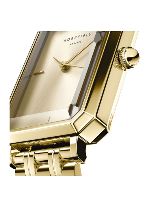 Rosefield Octagon horloge OCGSG-O65 - detail 3 goud