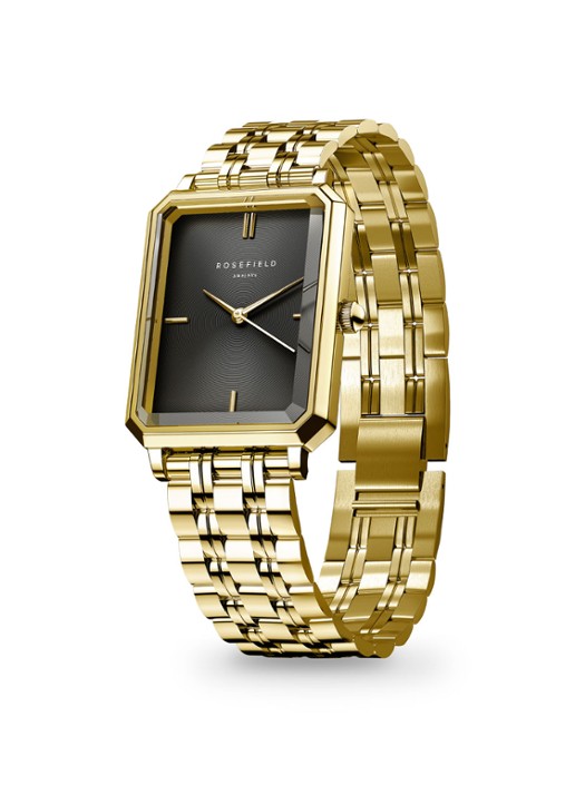 Rosefield Octagon XS horloge OBGSG-O61 - detail goud