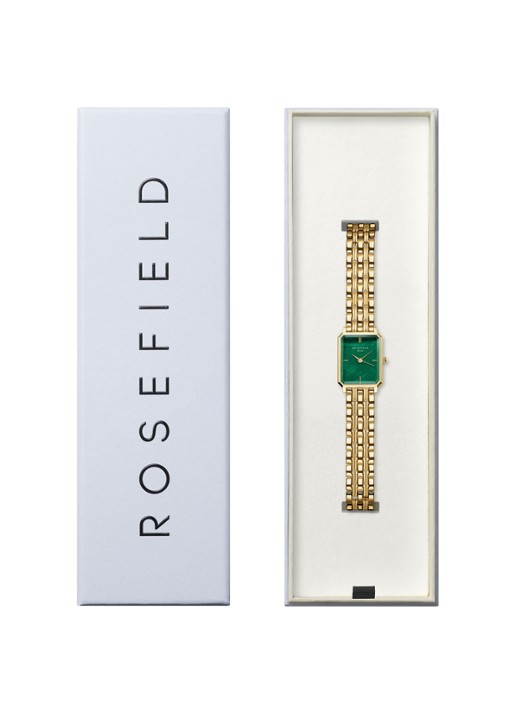 Rosefield Octagon XS horloge OEGSG-O79 - voorkant 2 goud