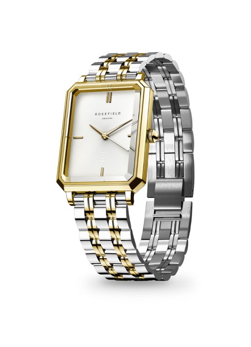 Rosefield Octagon XS horloge OWDSG-O62 - voorkant 2 goud