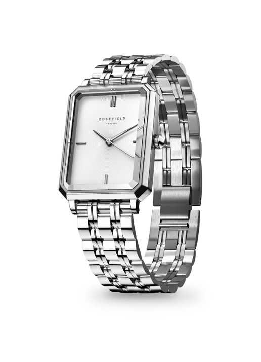 Rosefield Octagon XS horloge OWGSS-O63 - detail 3 zilver