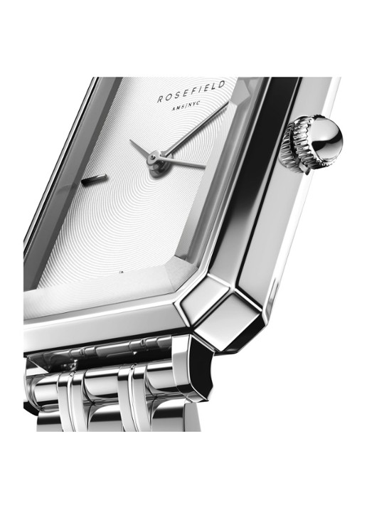 Rosefield Octagon XS horloge OWGSS-O63 - detail 4 zilver