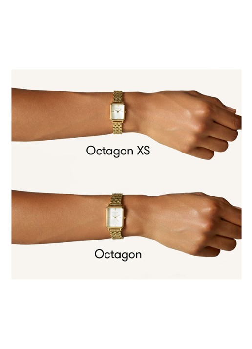 Rosefield Octagon XS horloge OWGSS-O63 - detail 6 zilver