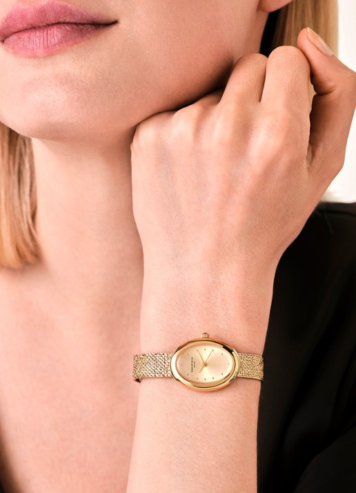 Rosefield Ovale horloge - voorkant 6 ovggmg-ov23 - goud