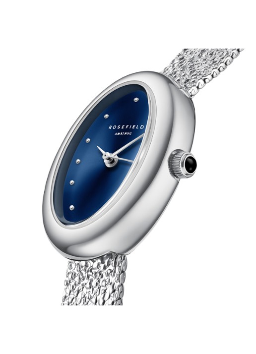 Rosefield Ovale horloge - detail 5 ovnsms-ov25 - zilver