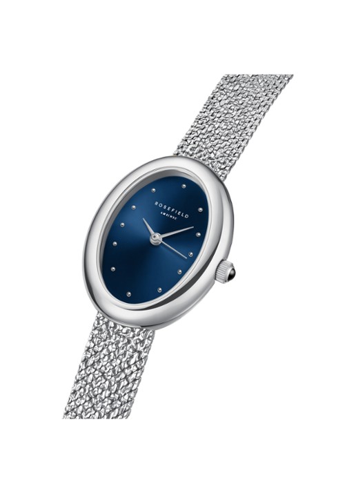Rosefield Ovale horloge - detail 6 ovnsms-ov25 - zilver