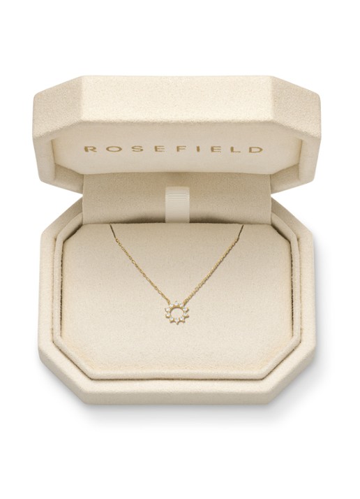 Rosefield Sun ketting van 14 karaat geelgoud - detail 5 goud
