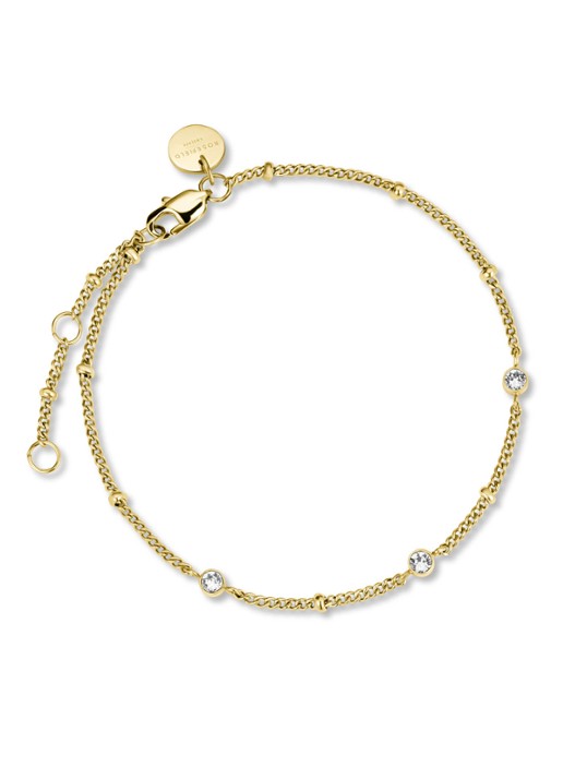 Rosefield The Octagon horloge en armband in giftbox OCCYG-X274 - detail goud