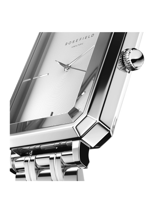 Rosefield The Octagon horloge OCWSS-O41 - detail 4 zilver