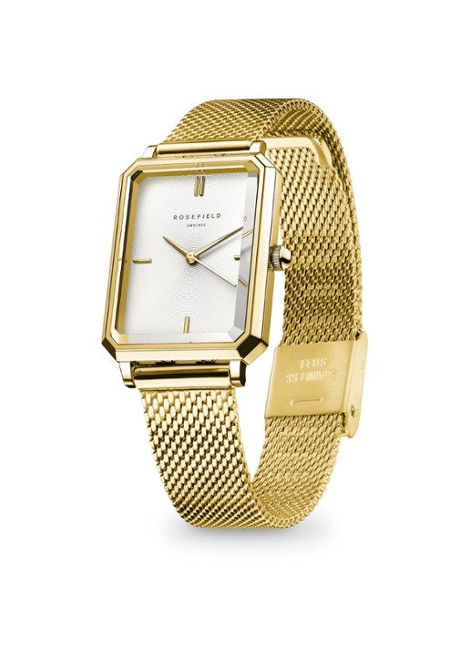 Rosefield The Octagon horloge OWGMG-O73 - voorkant 2 goud