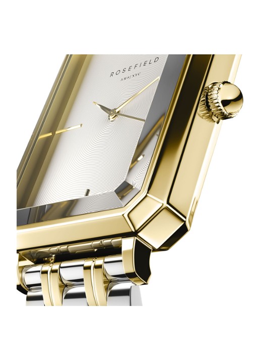 Rosefield The Octagon horloge OWSS OWSSSG-O48 - detail 3 geelgoud