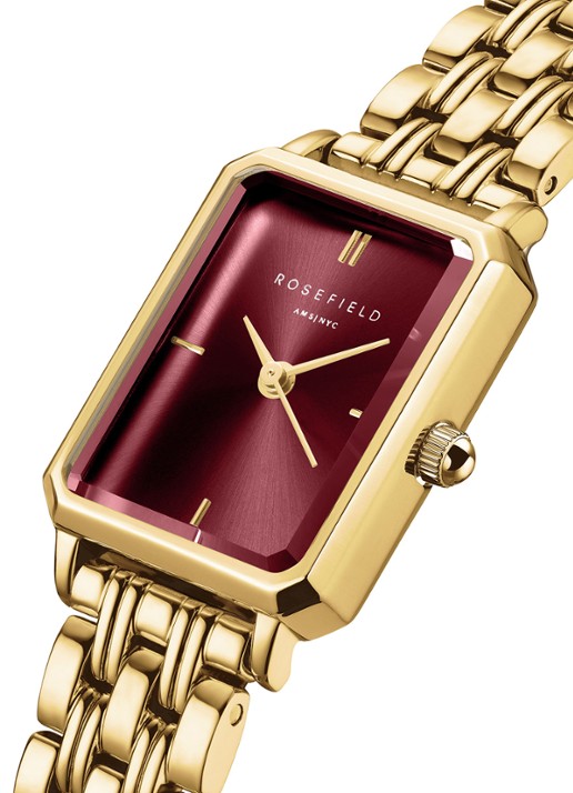 Rosefield The Octagon XS horloge OBGSG-O83 - detail goud