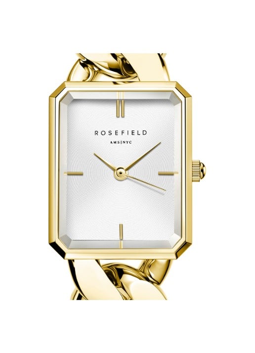 Rosefield The Octagon XS Studio horloge SWGSG-O55 - detail 4 goud