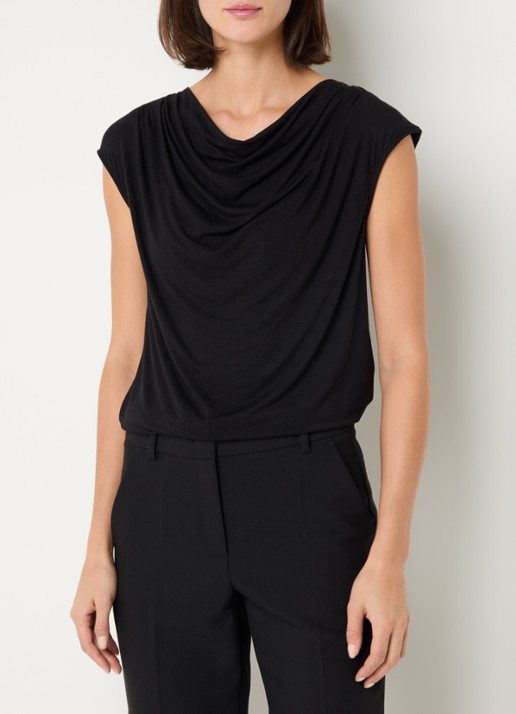 Rosemunde Blarritz mouwloze top met gedrapeerd detail