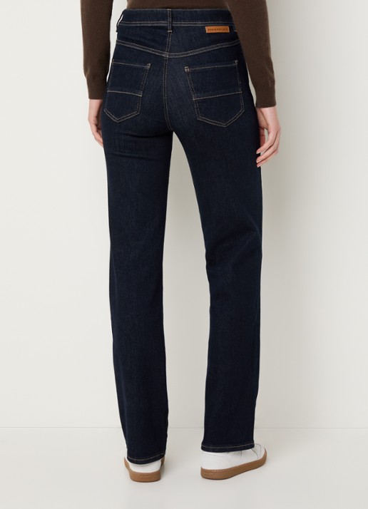 Rosner Studio Aubrey high waist slim fit jeans met steekzakken - achterkant 5 indigo