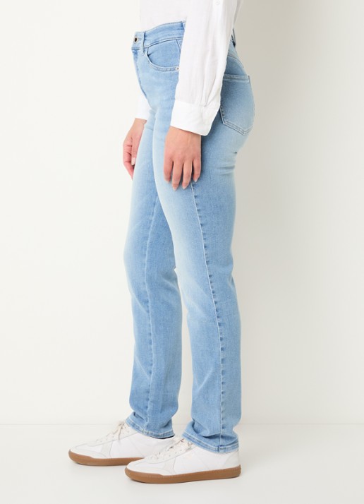 Rosner Studio High waist slim fit jeans met lichte wassing - detail 5 indigo