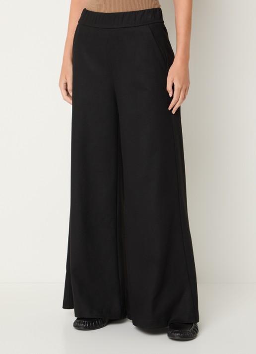 Rosner Studio Mara high waist flared fit palazzo broek met steekzakken
