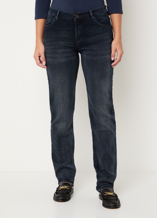 Rosner Studio Masha mid waist slim fit jeans met steekzakken