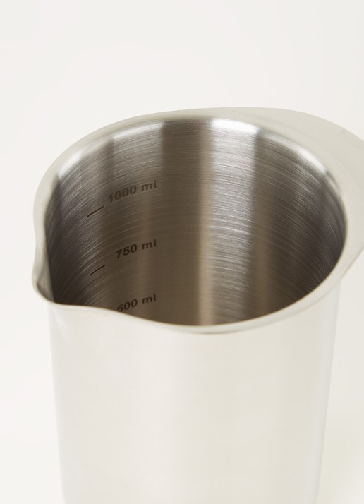 Rosti Beslagkom 1 liter - detail zilver
