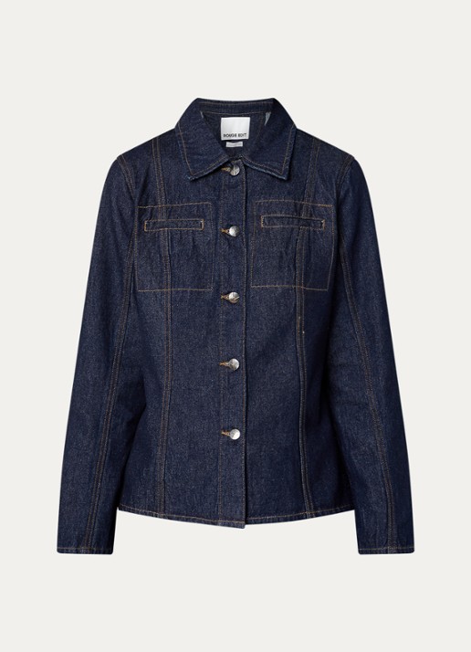 ROUGE EDIT Blouse van denim