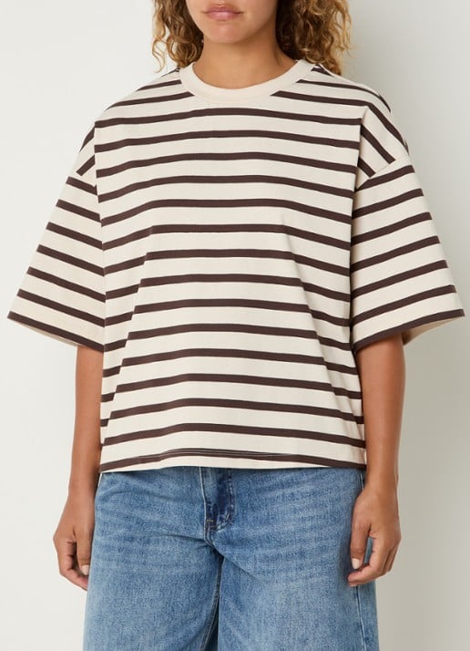 ROUGE EDIT Nanna T-shirt met ronde hals