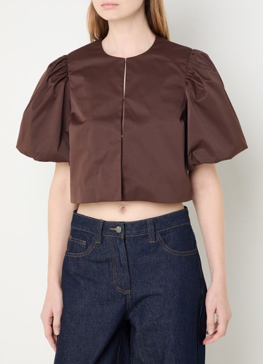 ROUGE EDIT Roudetta blouse met ballonmouw