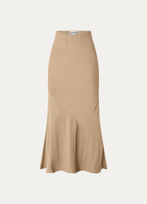ROUGE EDIT Rouetienne maxi rok  - voorkant zand