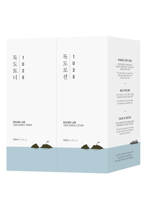 Round Lab 1025 Dokdo Toner + Lotion Duo - verzorgingsset - voorkant 2 undefined