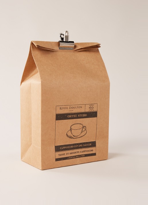 Royal Doulton Coffee Studio kop en schotel 25 cl - detail lichtgrijs