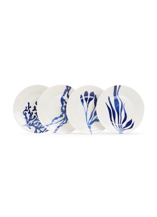 Royal Doulton Pacific gebaksbordje 16 cm set van 4