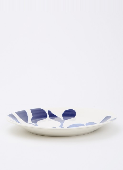 Royal Doulton Pacific ontbijtbord 24 cm set van 4 - voorkant 5 kobaltblauw