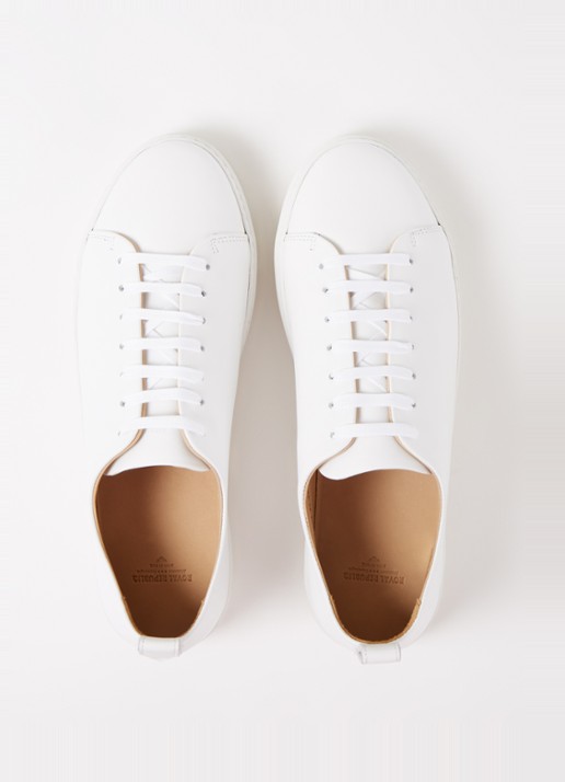 Royal RepubliQ Doric sneaker van leer - detail 3 wit