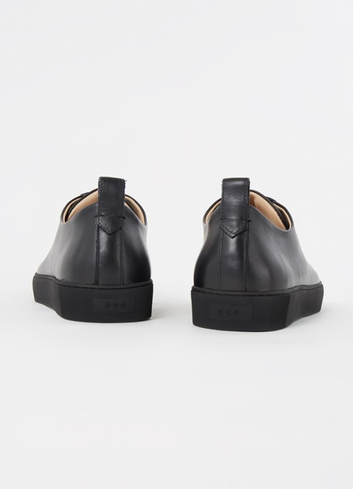 Royal RepubliQ Doric sneaker van leer - detail 2 zwart