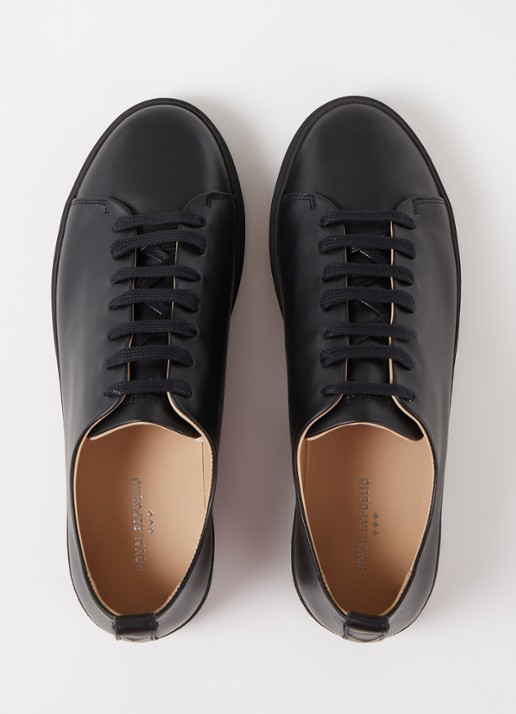 Royal RepubliQ Doric sneaker van leer - detail 3 zwart
